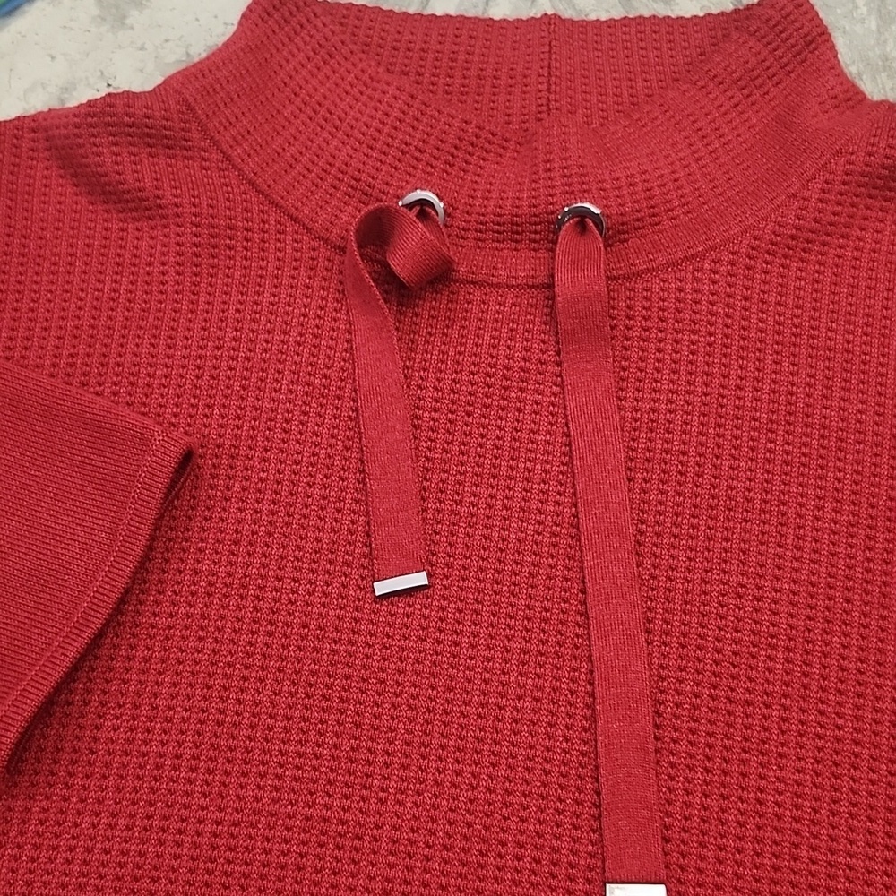 Olsen Womens Cotton Blend Oversized Cowl Neck New Sweater Size 14